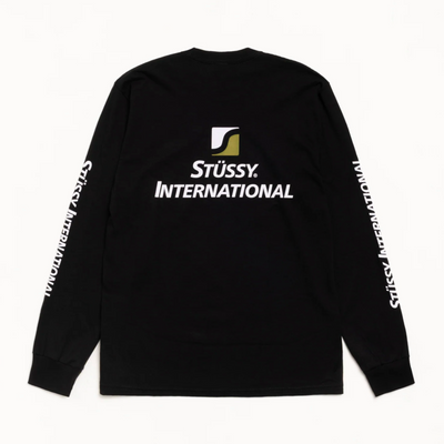 Stussy International LS Tee - Black