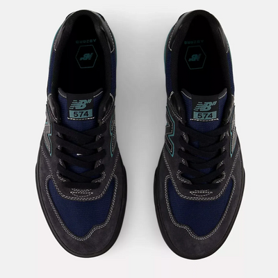 New Balance 574 Vulc - Black/Teal