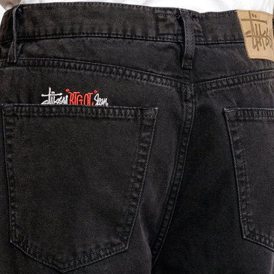 Stussy Classic Jean Washed Canvas - Black