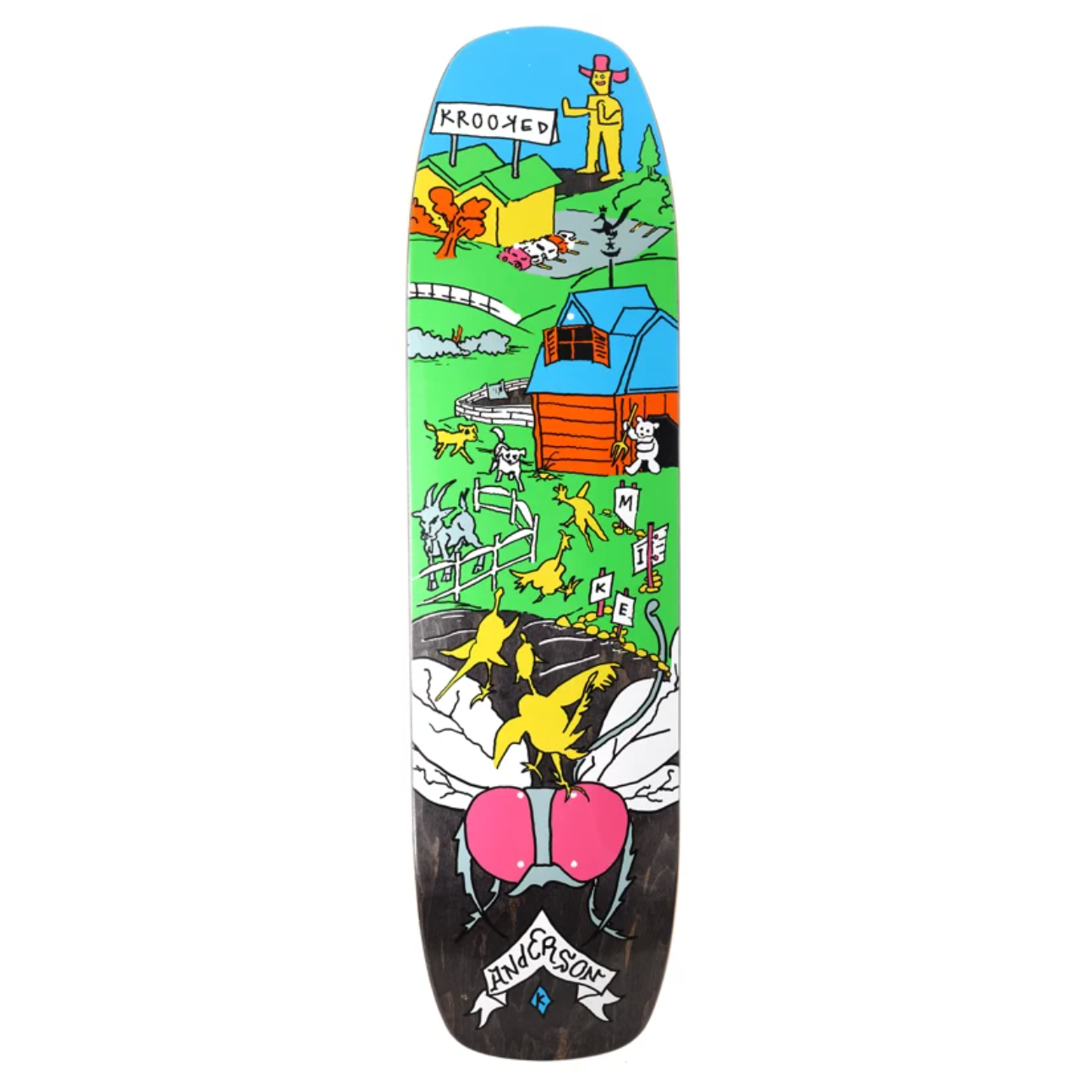 Krooked Manderson 'The Yard' Deck - 8.5