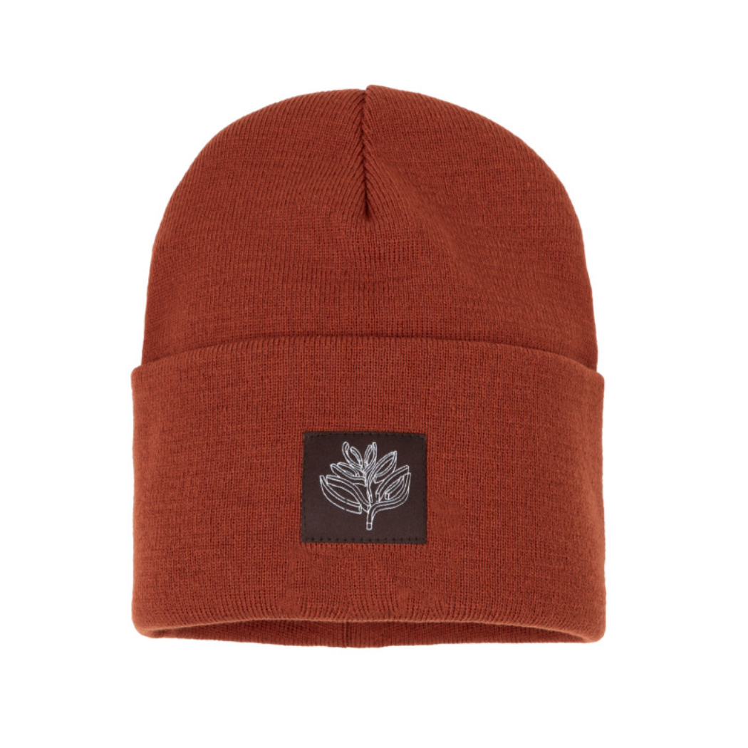 Magenta Brutalista Beanie - Orange