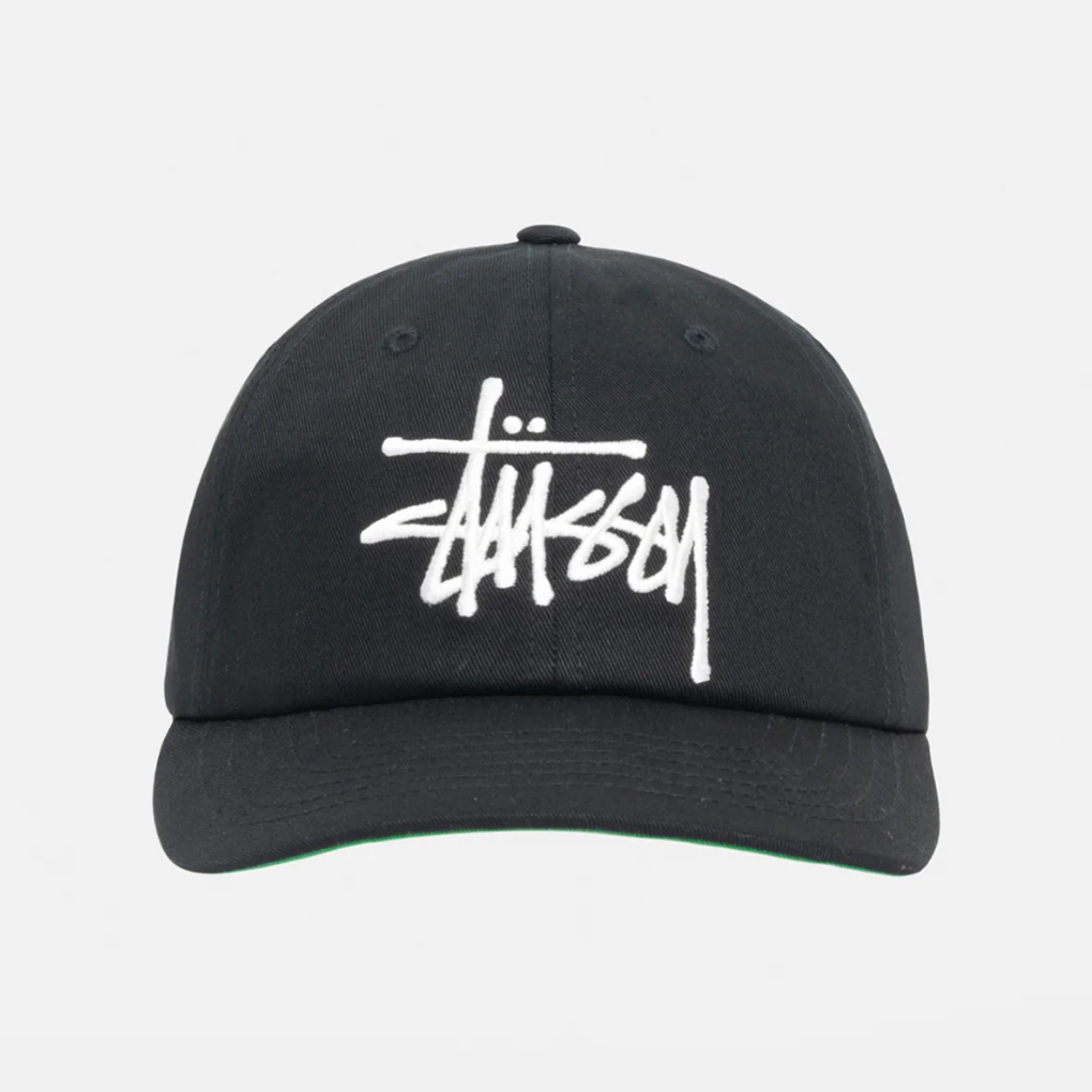 Stussy Big Basic Snapback Vintage Cap - Shadow Black