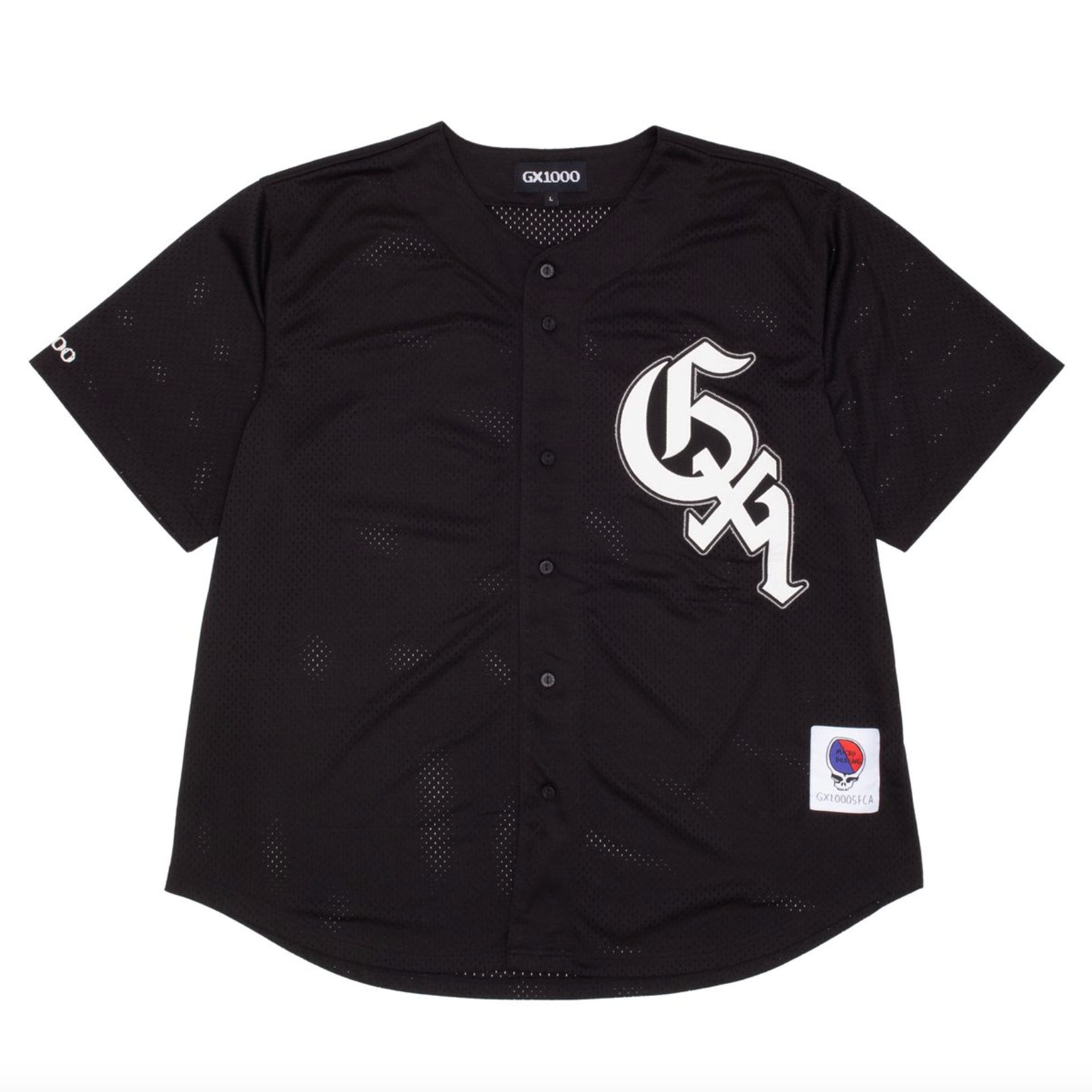 GX1000 Baseball Jersey - Black