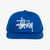 Stussy Big Stock Mid Depth Cap - Light Royal