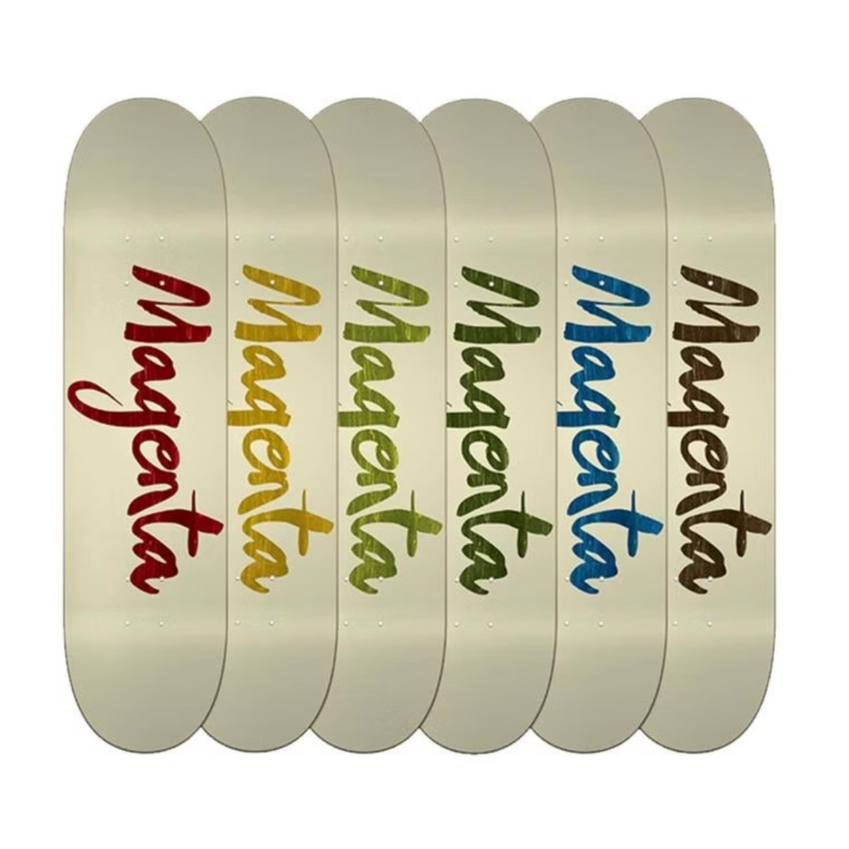 Magenta Brush Logo Deck - Assorted