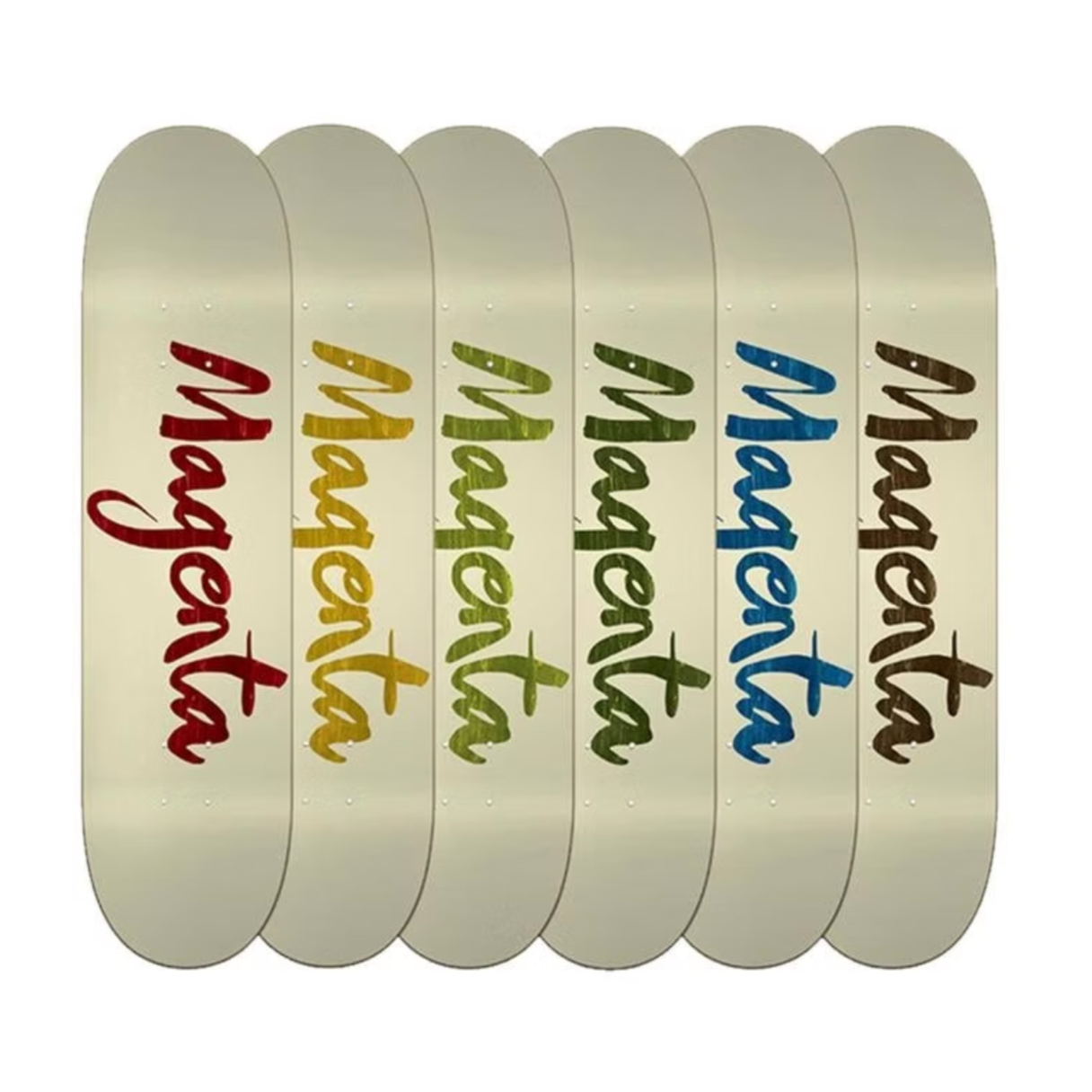 Magenta Brush Logo Deck - Assorted