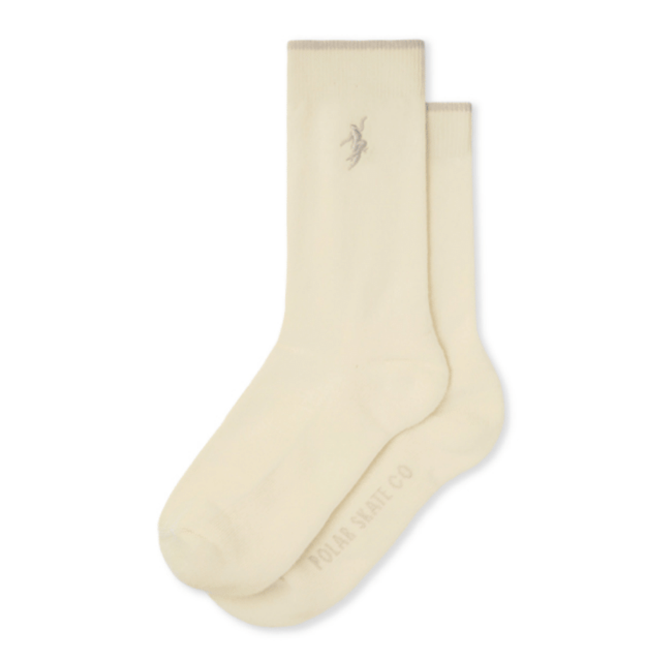 Polar Business Socks | No Complies Forever - Cloud White