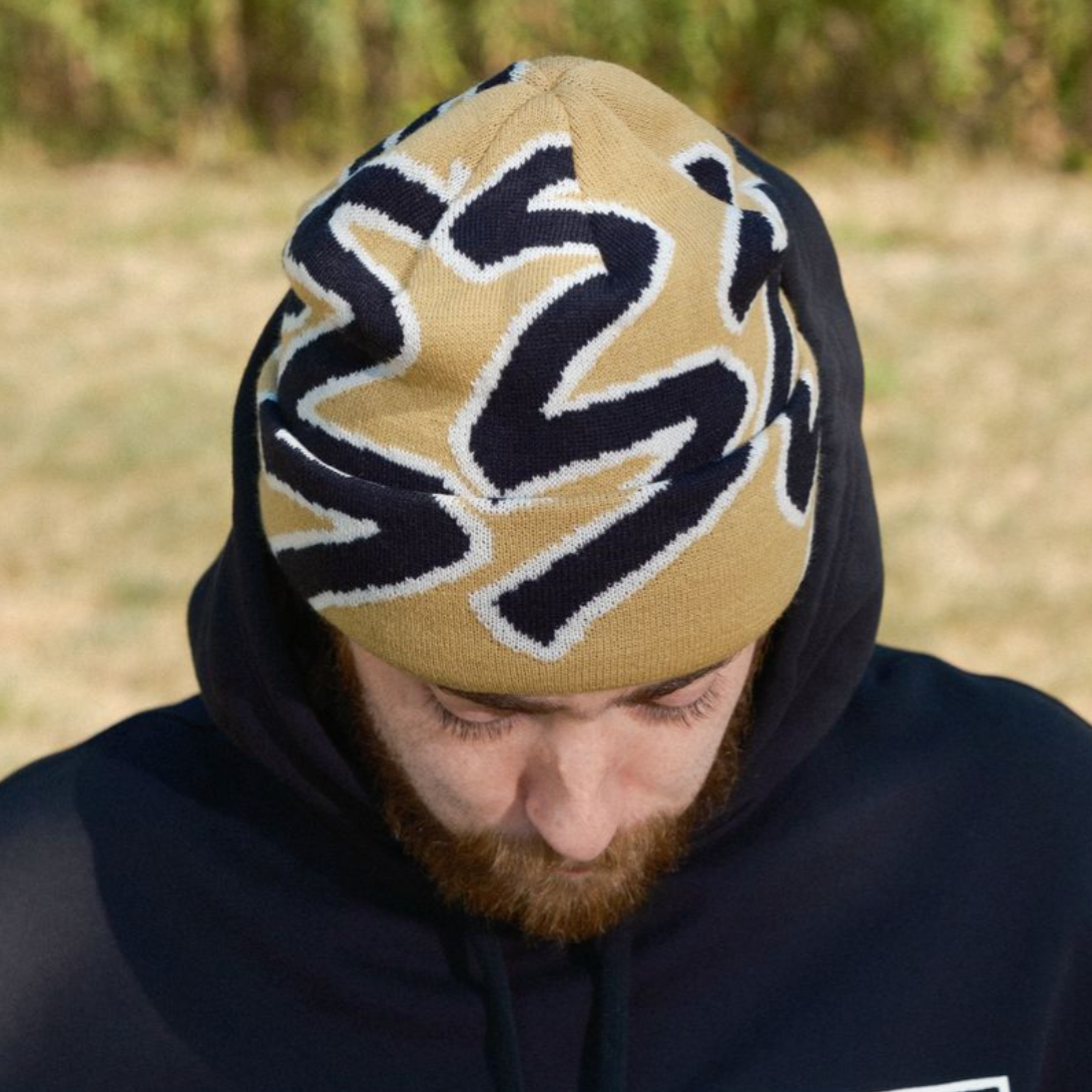 Quasi Slug Beanie - Mustard