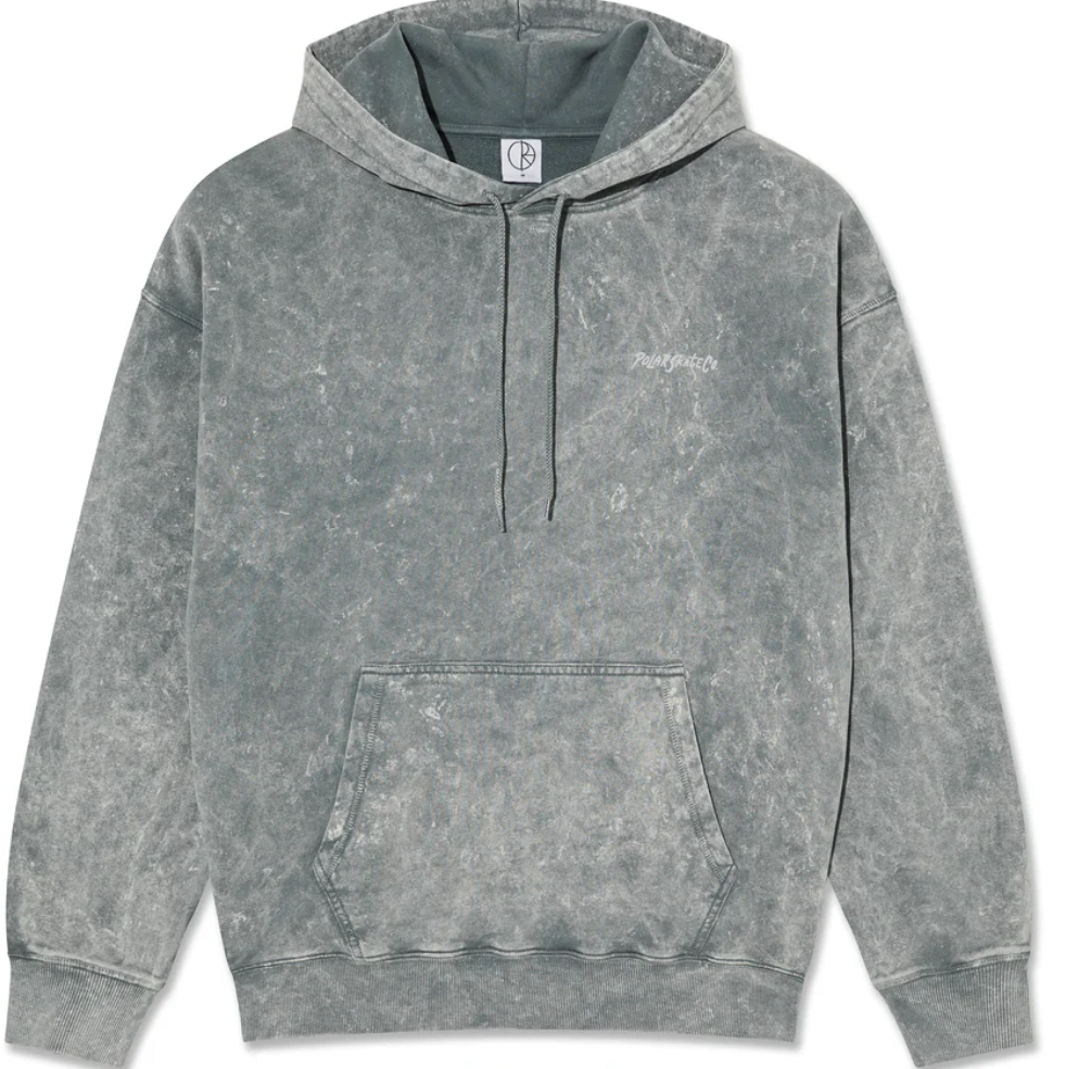 Polar Skate Co Acid Frank Hoodie Surf Logo -Grey