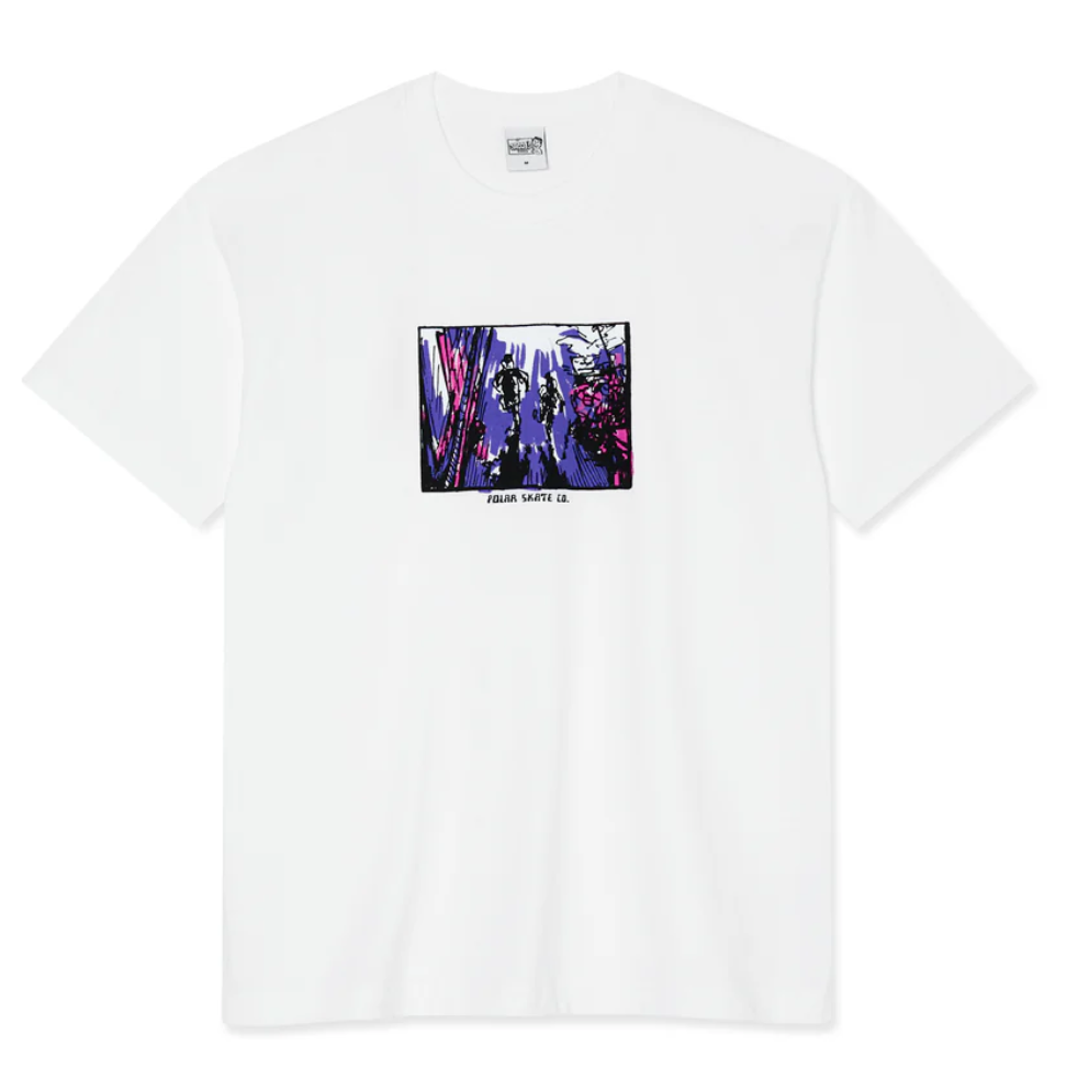 Polar Skate Co Running Tee - White