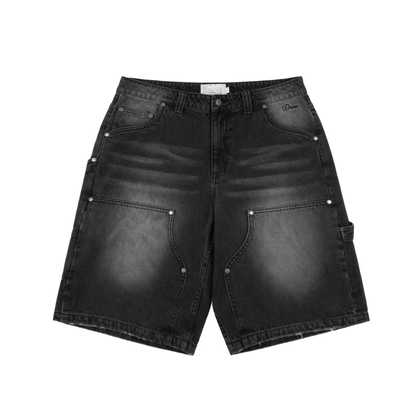 Dime Carpenter Denim Shorts - Sandblasted Black