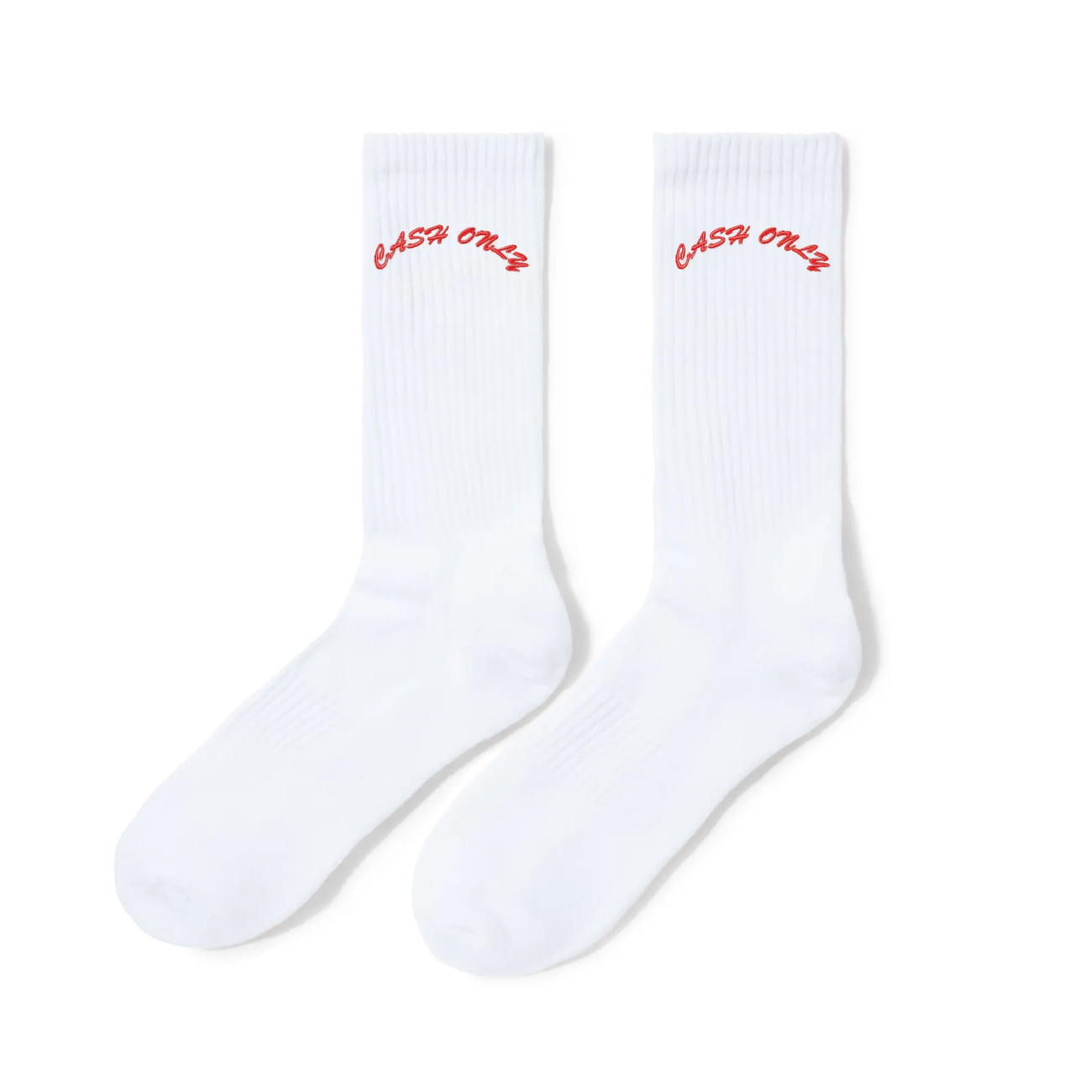 Cash Only Logo Crew Socks