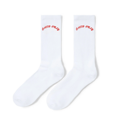 Cash Only Logo Crew Socks