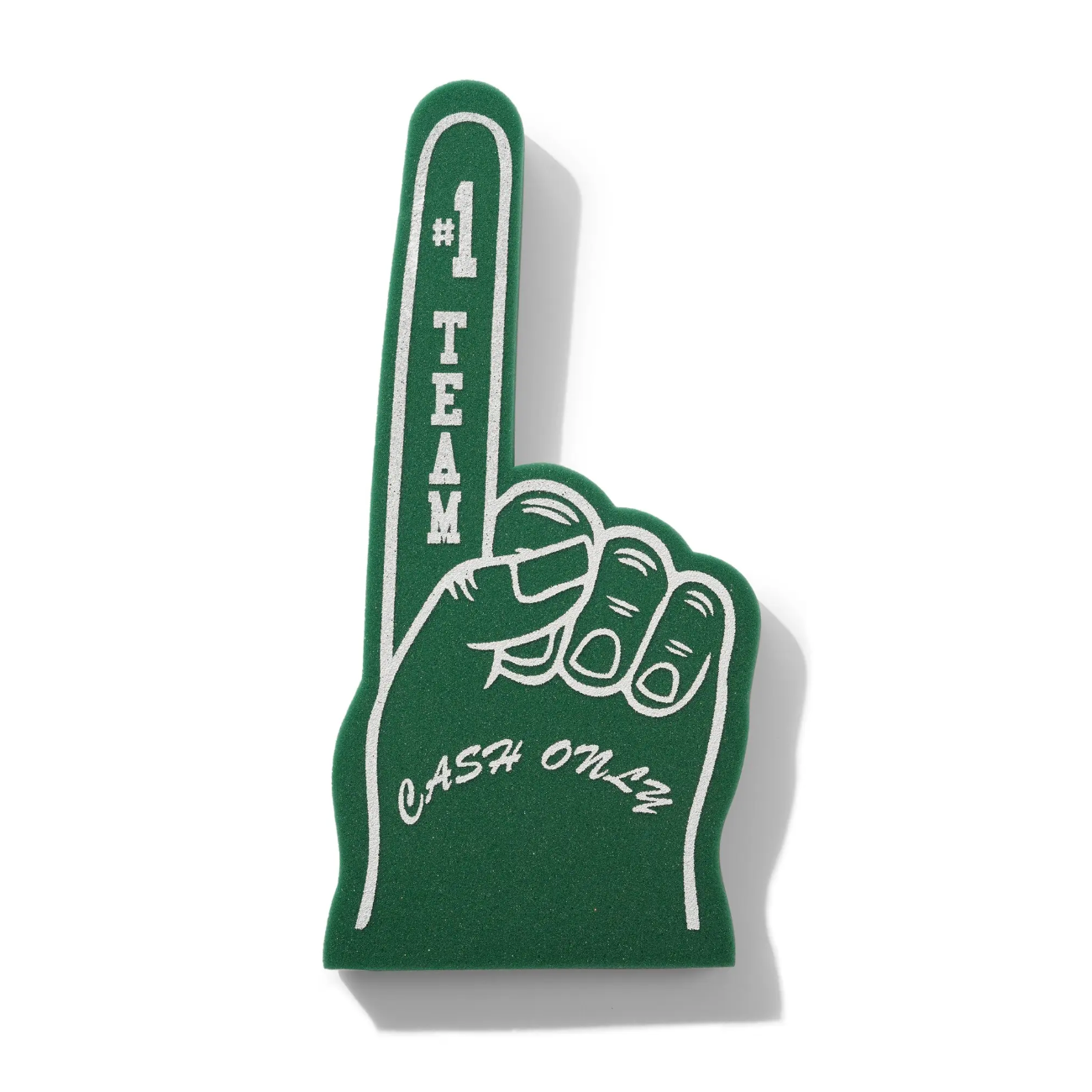 Cash Only Foam Finger