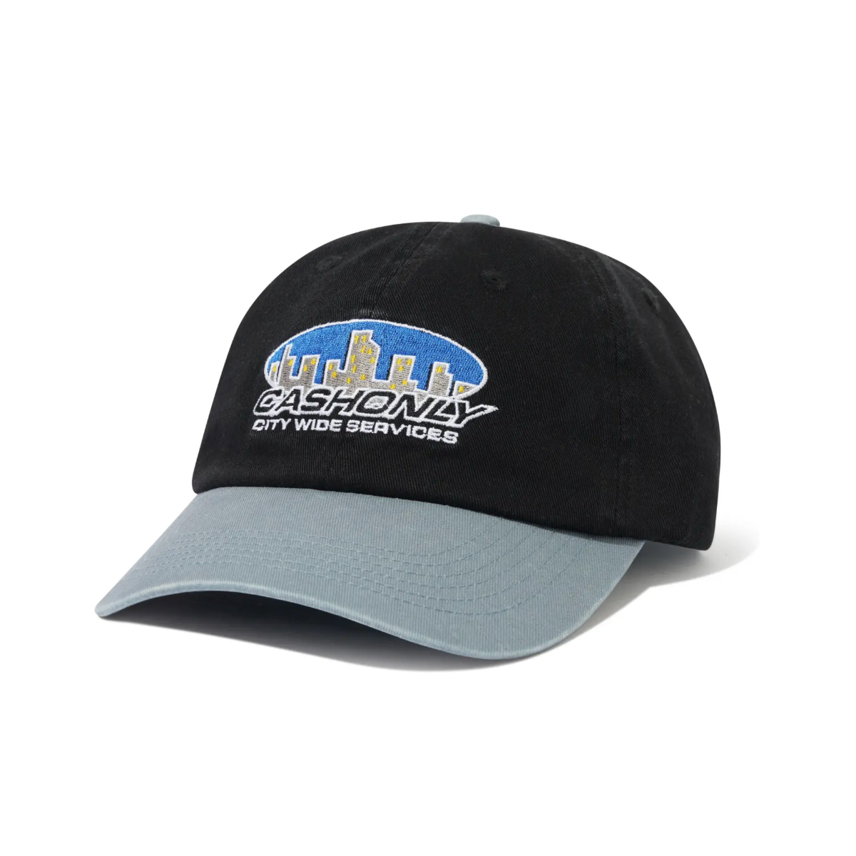 Cash Only City Wide 6 Panel Cap - Black | 35th North