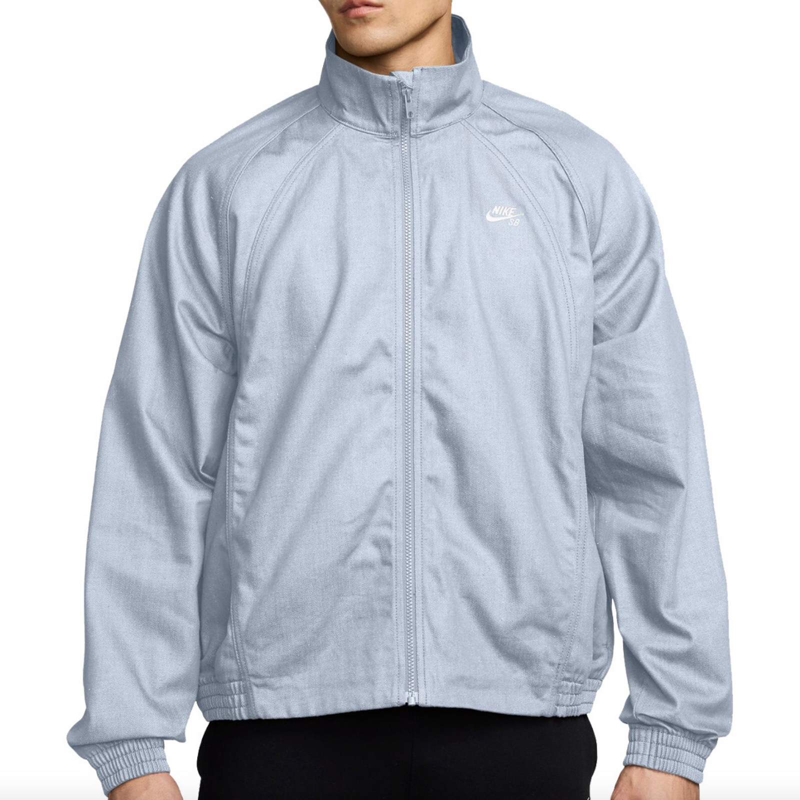 Nike SB Denim Track Jacket - Grey / White
