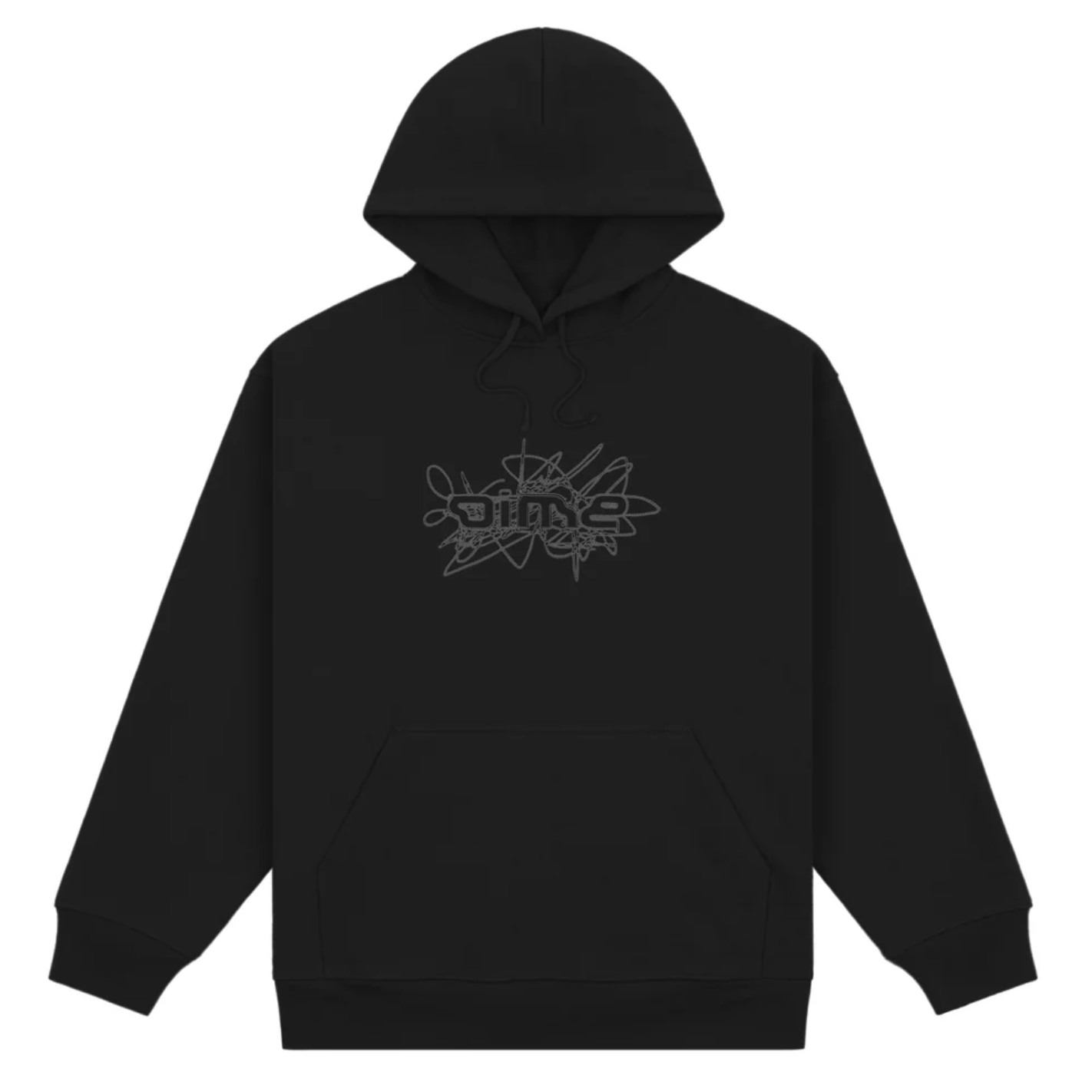 Dime 'Glyph' Hoodie - Black