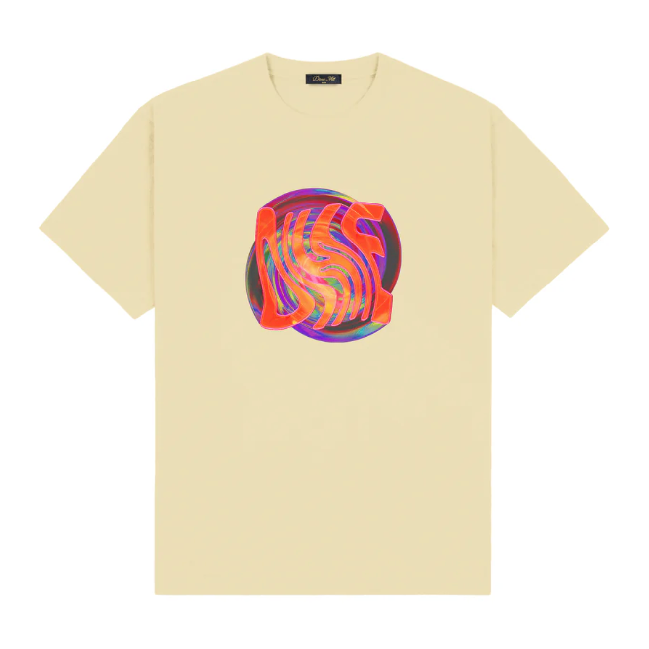 Dime 'Vortex' T-Shirt - Cloud Cream