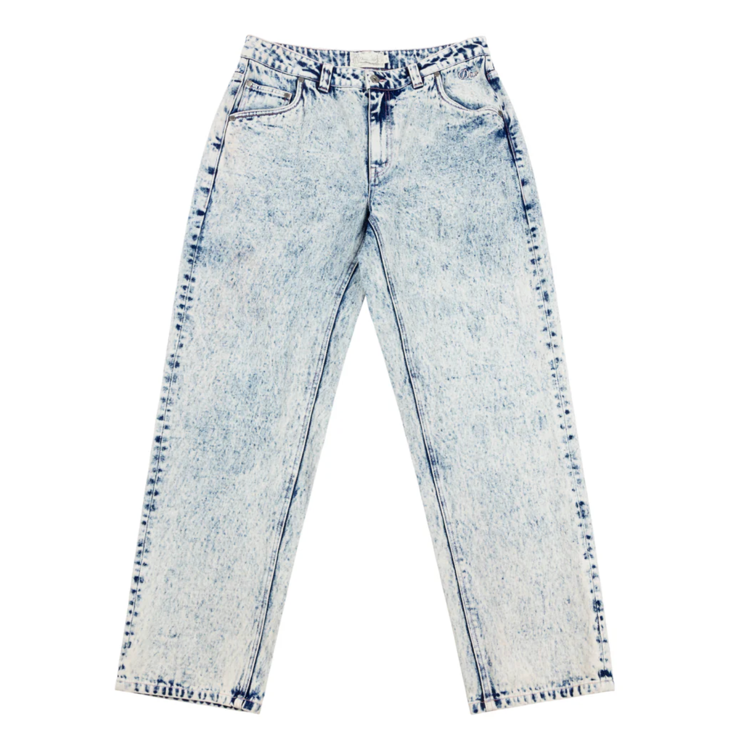 Dime Relaxed Denim Pants - Light Snow Washed