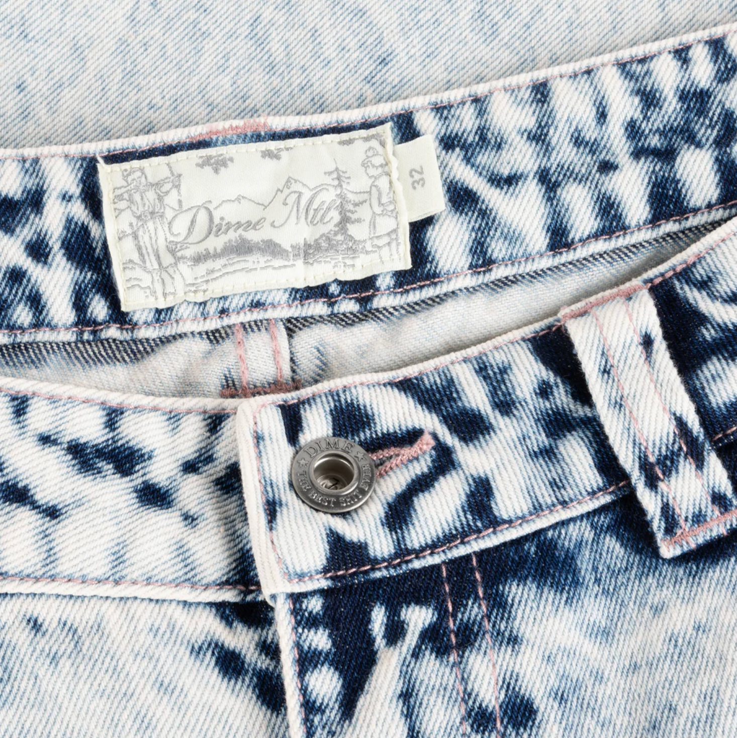 Dime Relaxed Denim Pants - Light Snow Washed | 35th North Dime Relaxed Denim Pants - Light Snow Washed | 35th North