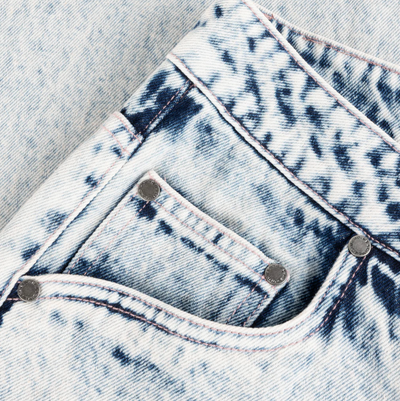 Dime Relaxed Denim Pants - Light Snow Washed