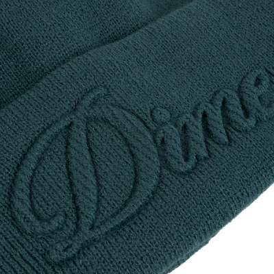 Dime Cursive Fold Beanie - Teal