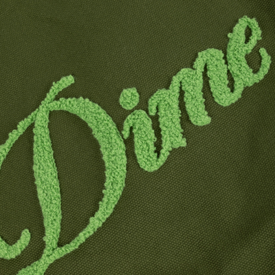 Dime Cursive Chenille Tote Bag - Grass