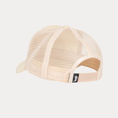 Stussy Waxed Cursive Stitch Snapback - Sand