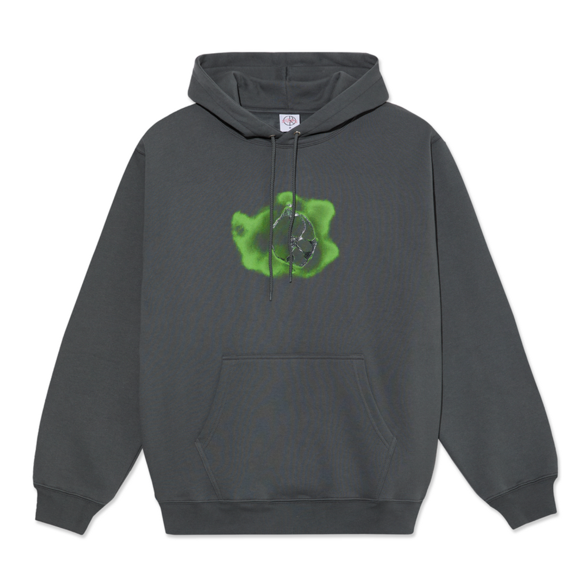 Polar Skate Co Dave Hoodie | Metal Logo - Graphite