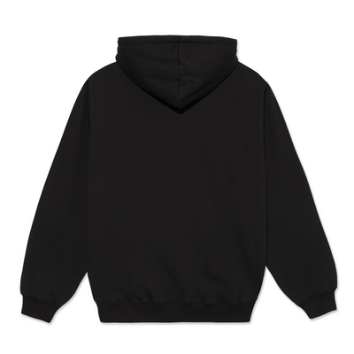 Polar Skate Co Dave Hoodie | Metal Logo - Black