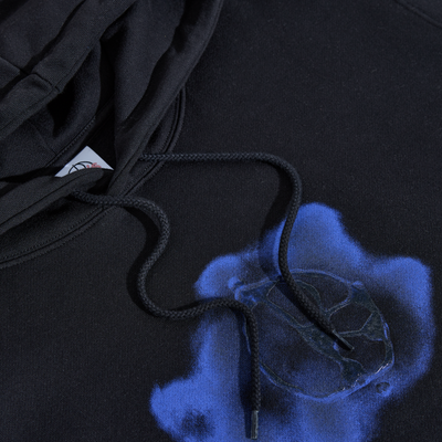 Polar Skate Co Dave Hoodie | Metal Logo - Black