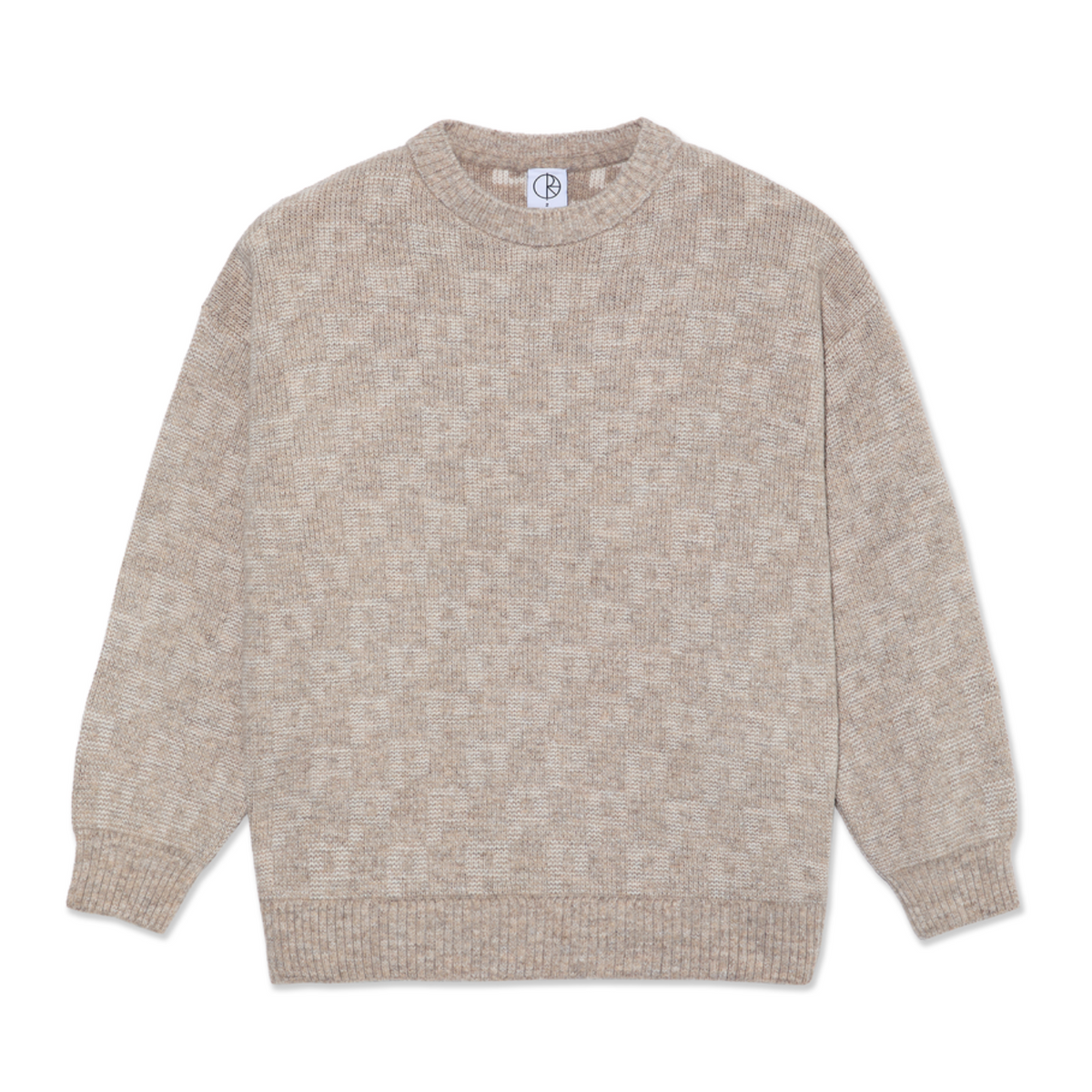 Polar Skate Co George Sweater | P Pattern - Sand