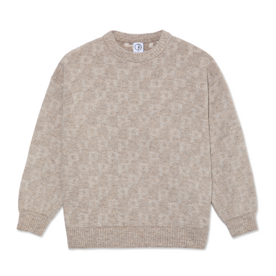 Polar Skate Co George Sweater | P Pattern - Sand