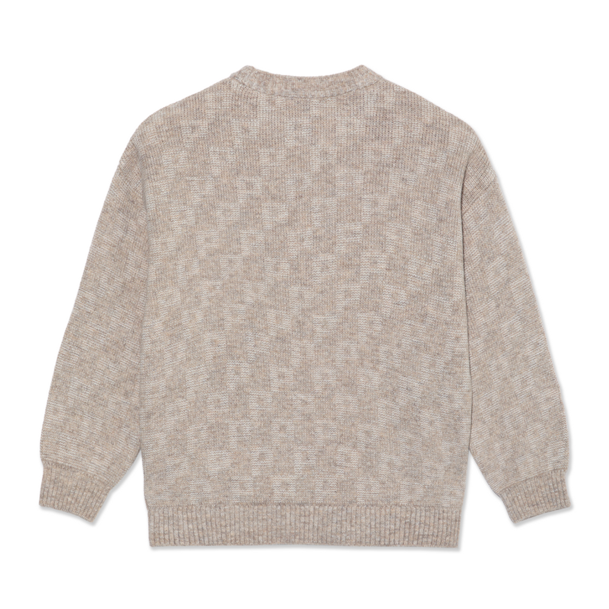 Polar Skate Co George Sweater | P Pattern - Sand