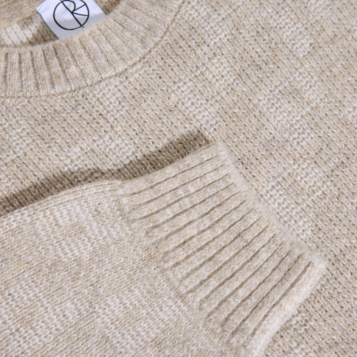 Polar Skate Co George Sweater | P Pattern - Sand