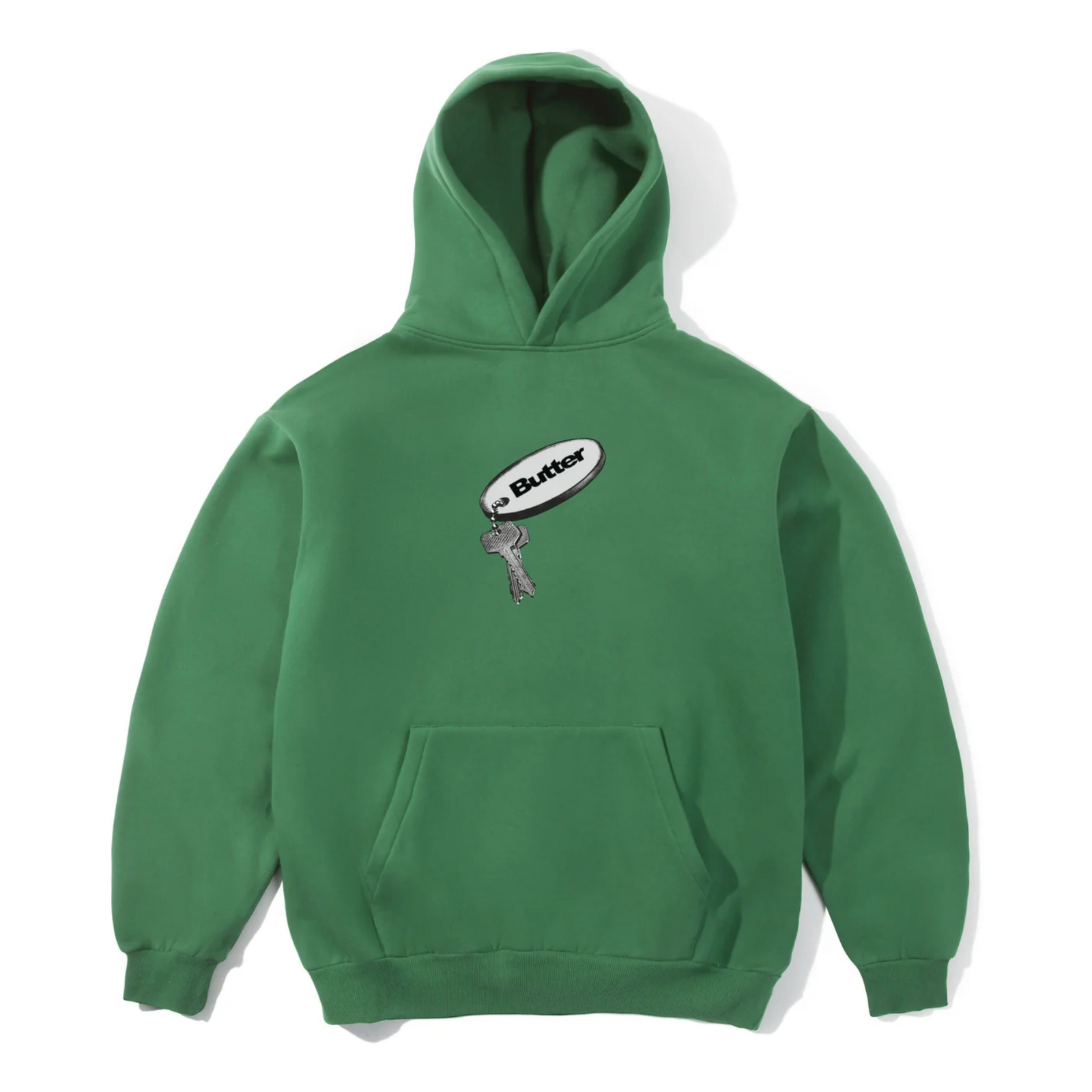 Butter Goods Key Chain Pullover Hoodie - Kelly Green