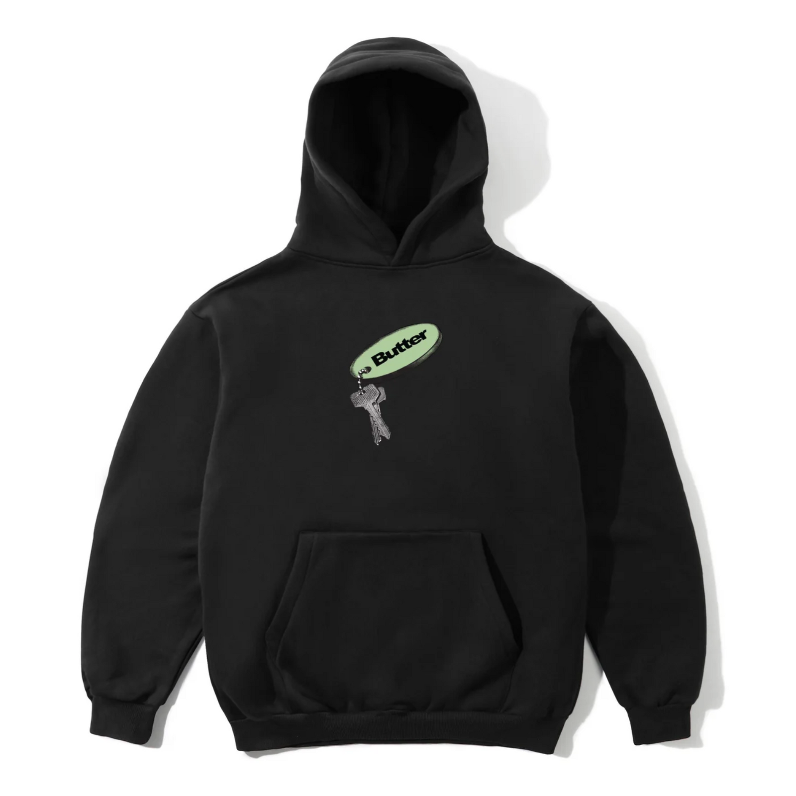Butter Goods Key Chain Pullover Hoodie - Black