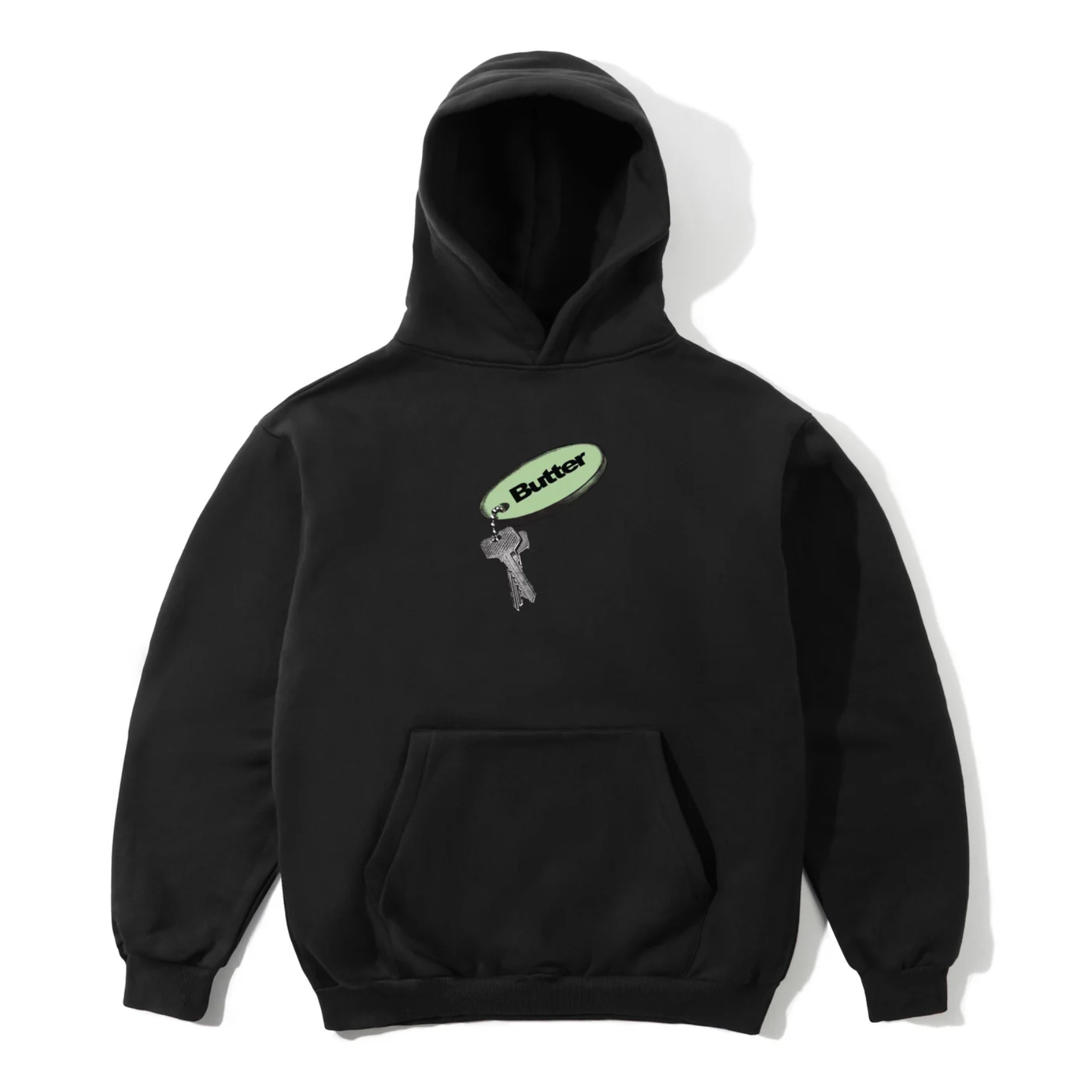 Butter Goods Key Chain Pullover Hoodie - Black