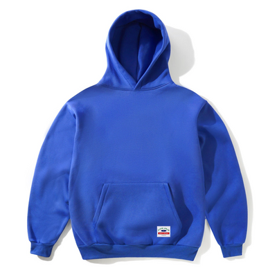 Cash Only Heavyweight Basic Pullover Hood - Royal Blue