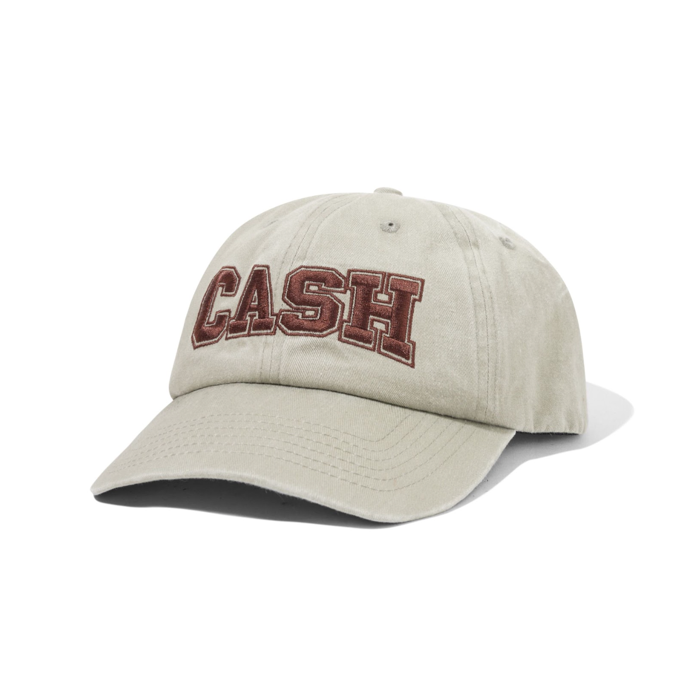 Cash Only Campus 6-Panel Cap - Washed Grey