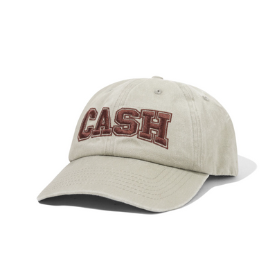 Cash Only Campus 6-Panel Cap - Washed Grey
