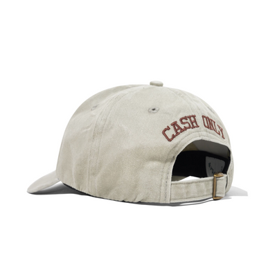 Cash Only Campus 6-Panel Cap - Washed Grey
