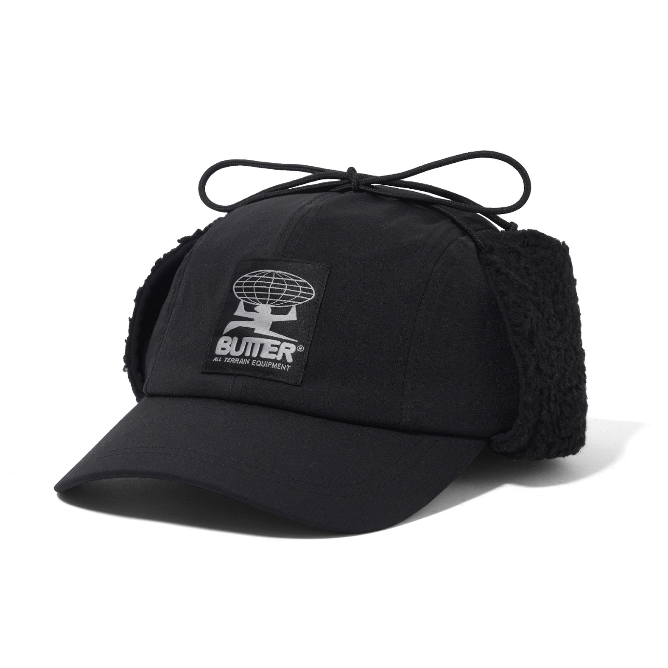 Butter Goods Terrain Ski 4 Panel Cap - Black