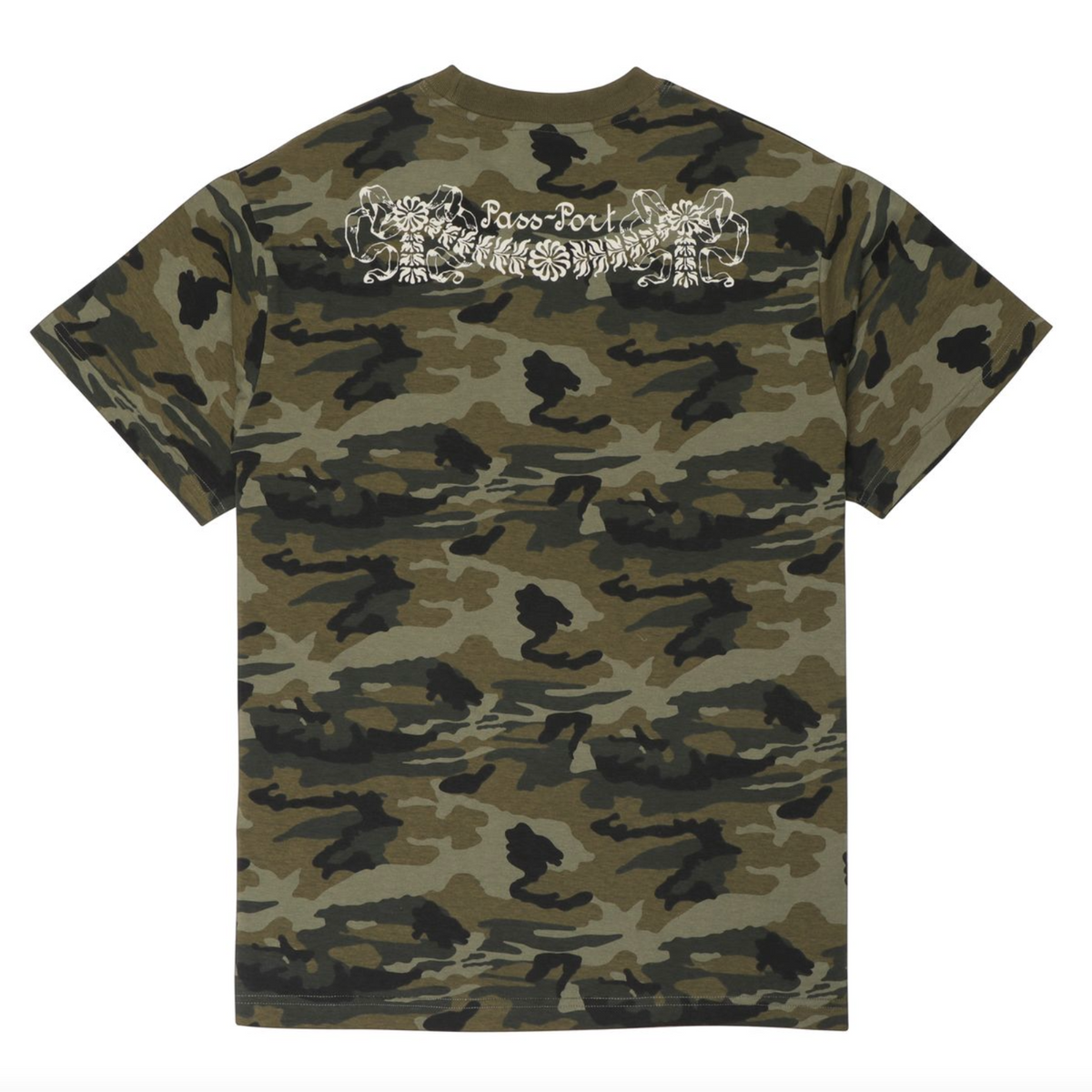 Pass~Port 'Kollaasi' Tee - Woodland Camo