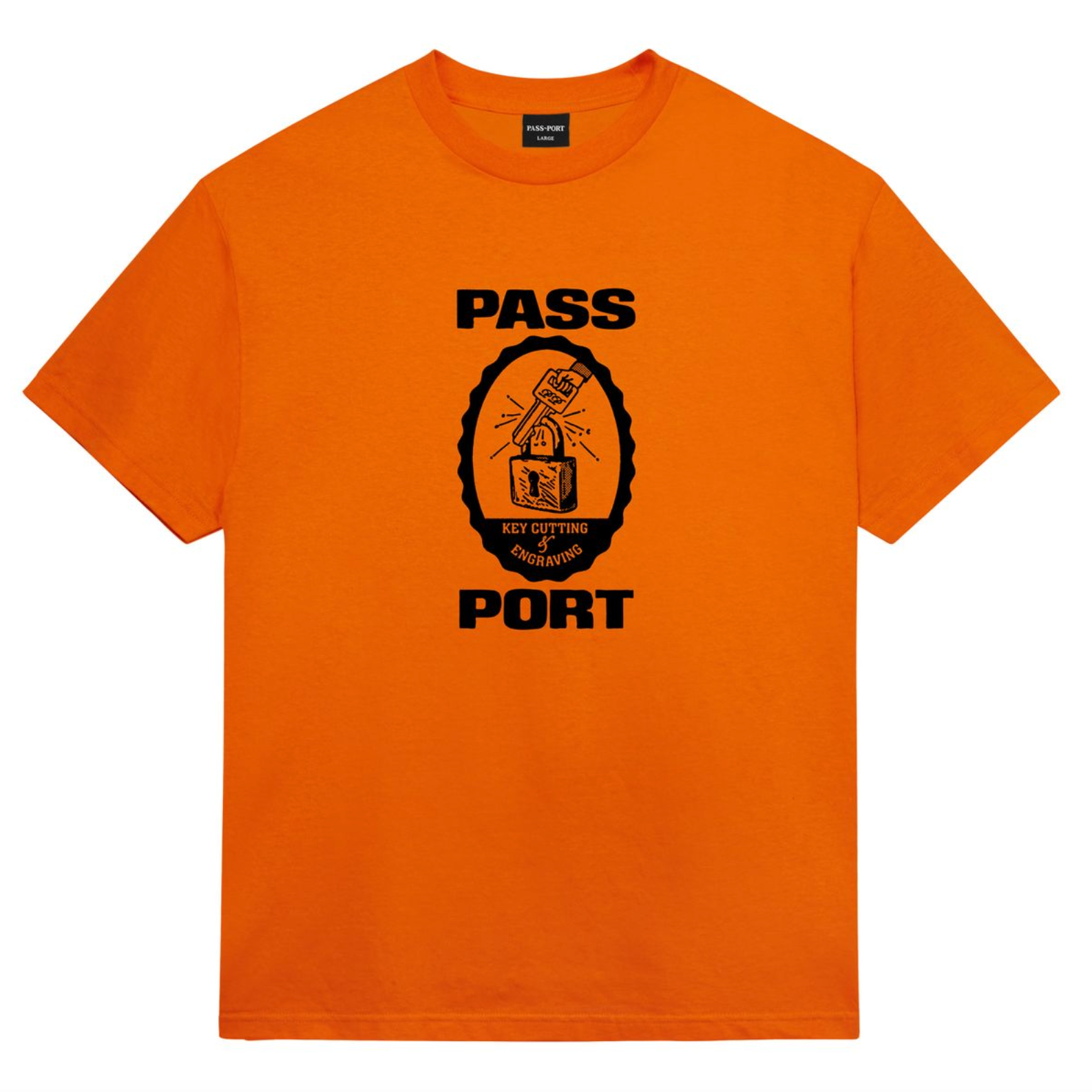 Pass~Port 'Hercu~Locks' Tee - Safety Orange