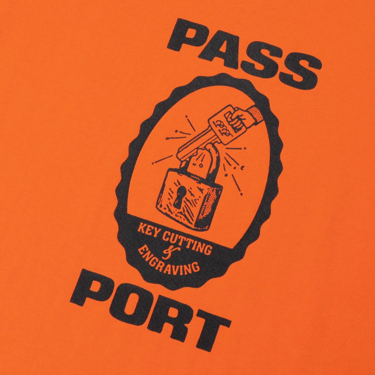 Pass~Port 'Hercu~Locks' Tee - Safety Orange