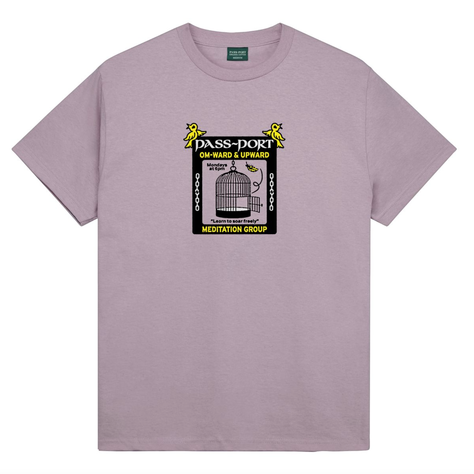 Pass~Port 'Transcendental' Organic Cotton Tee - Dusty Lilac