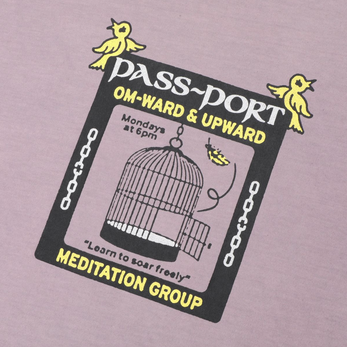 Pass~Port 'Transcendental' Organic Cotton Tee - Dusty Lilac