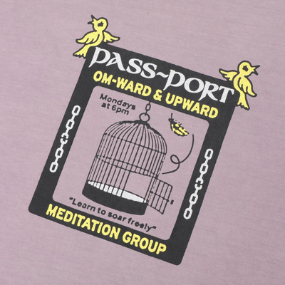 Pass~Port 'Transcendental' Organic Cotton Tee - Dusty Lilac