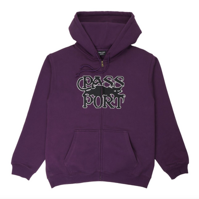Pass~Port Slinkin Zip Hoodie - Eggplant